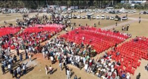 ये कांग्रेस का शक्ति प्रदर्शन या फ्लॉप शो ? भाजपा ने उठाए सवाल