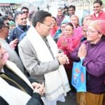 मुख्यमंत्री धामी पहुंचे भारत के प्रथम सीमांत गांव माणा,