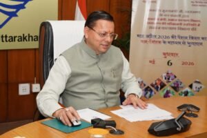 मुख्यमंत्री पुष्कर सिंह धामी ने वन क्लिक के माध्यम से साढ़े सात लाख से अधिक पेंशनर्स के खाते में भेजी पेंशन