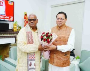 सीएम धामी से मिले राजस्थान के शिक्षा एवं पंचायती राज मंत्री, कई मुद्दों पर हुई बातचीत