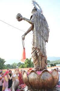 हरिपुर कालसी में गूंजा माँ यमुना का जयघोष, मुख्यमंत्री धामी ने किया माँ यमुना की प्रतिमा का अनावरण और हरिघाट का लोकार्पण